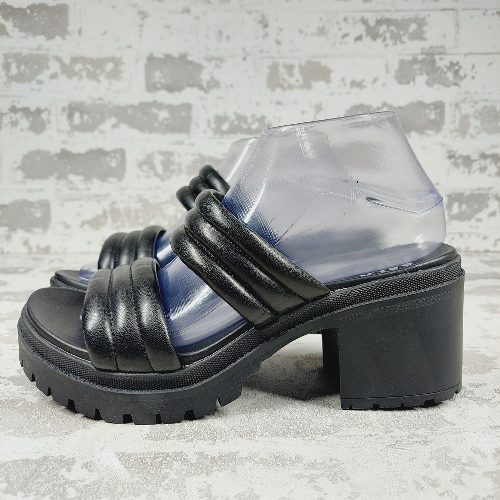 New MIA Leelah Platform Athletic Sandals Casual Mid Heel A456